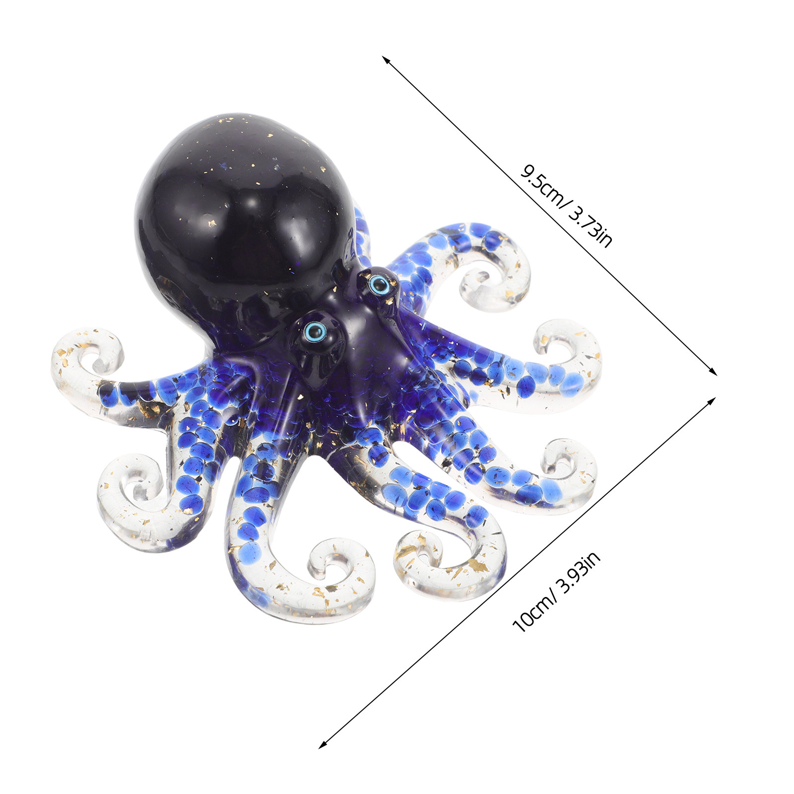 Crystal Octopus Desktop Decor  - Marine Aquarium Epoxy ulasan dan harga