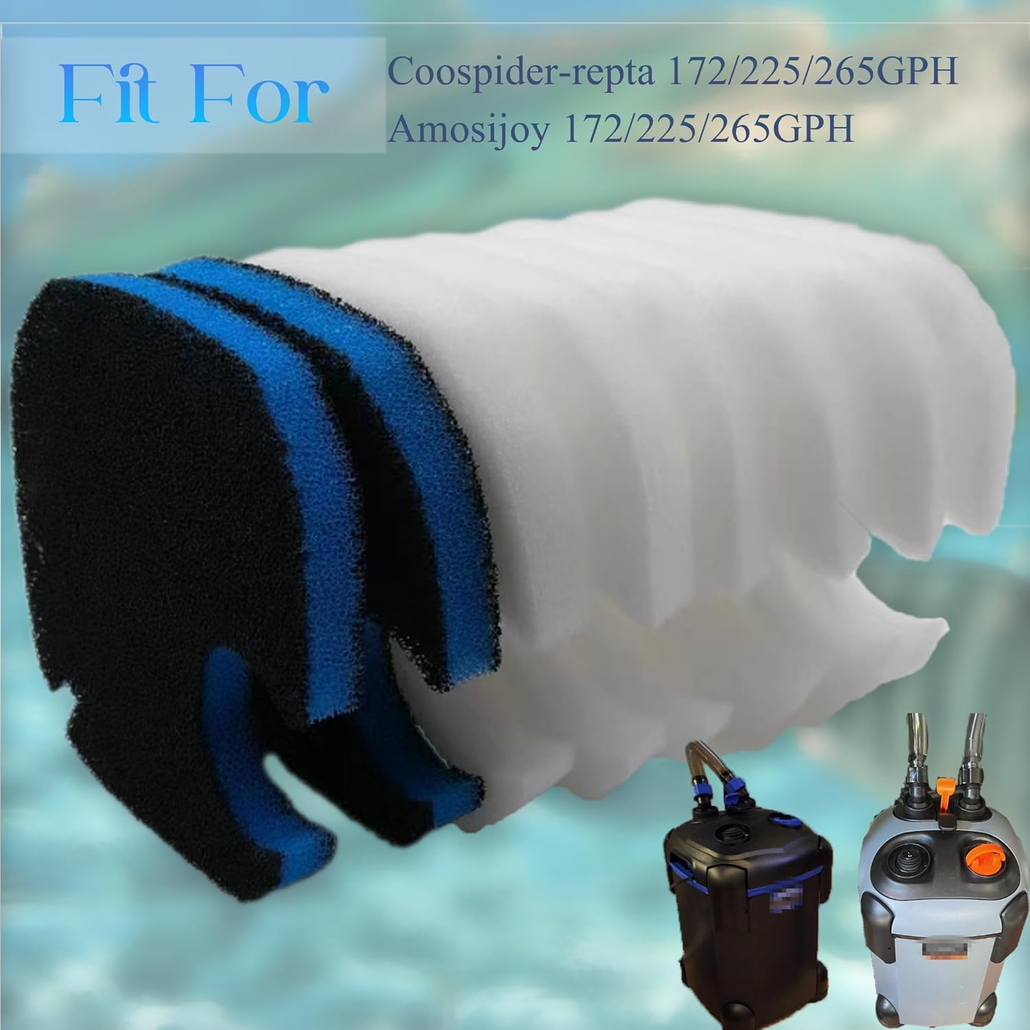 1 SET (8PCS)Filter Canister Pa - Reef Tank Filter ulasan dan harga