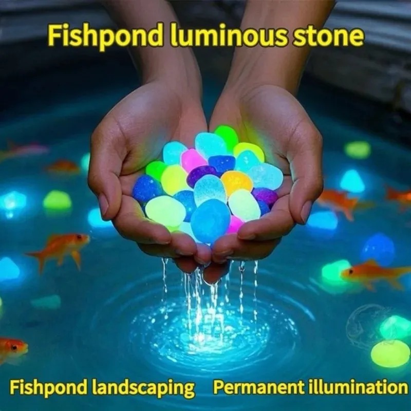 100-1000PCS Luminous Stone Gar - Marine Fish Tank ulasan dan harga